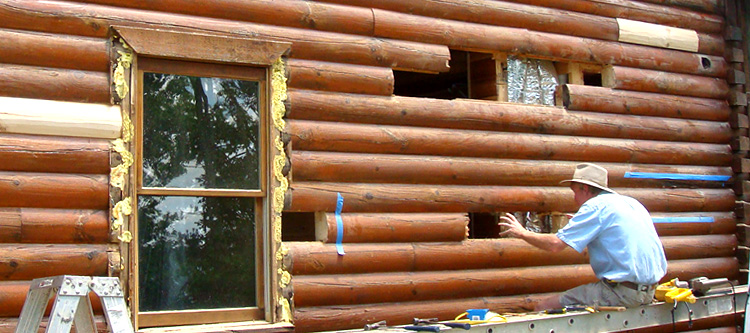 Log Home Repair Telfair County, Georgia