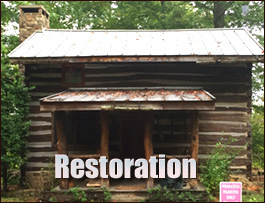 Historic Log Cabin Restoration  Telfair County, Georgia